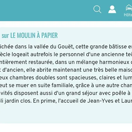 D Hotes Du Moulin A Papier Bed & Breakfast Saint-Brieuc